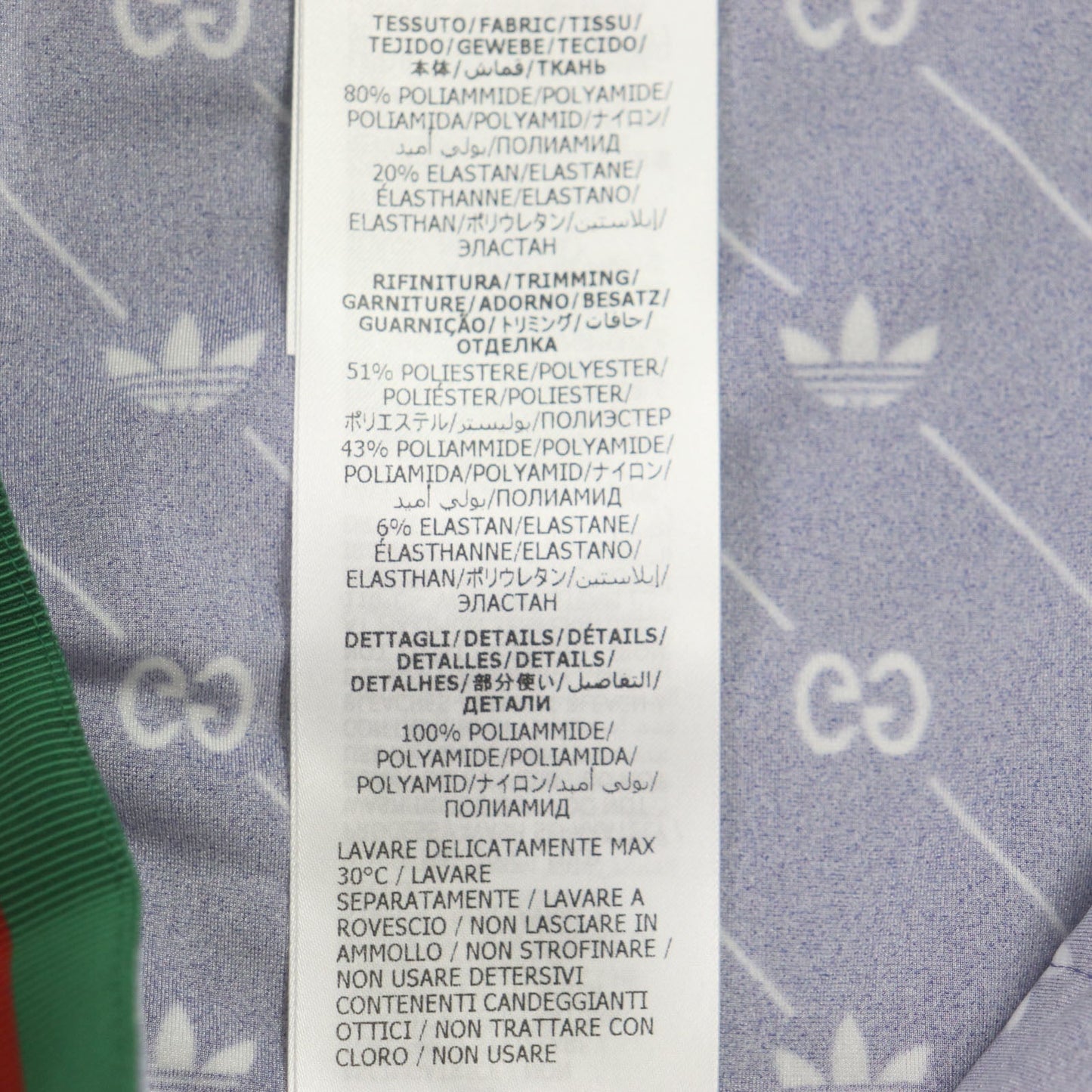 GUCCI Pants 691776 Nylon Navy Web line Lycra M
