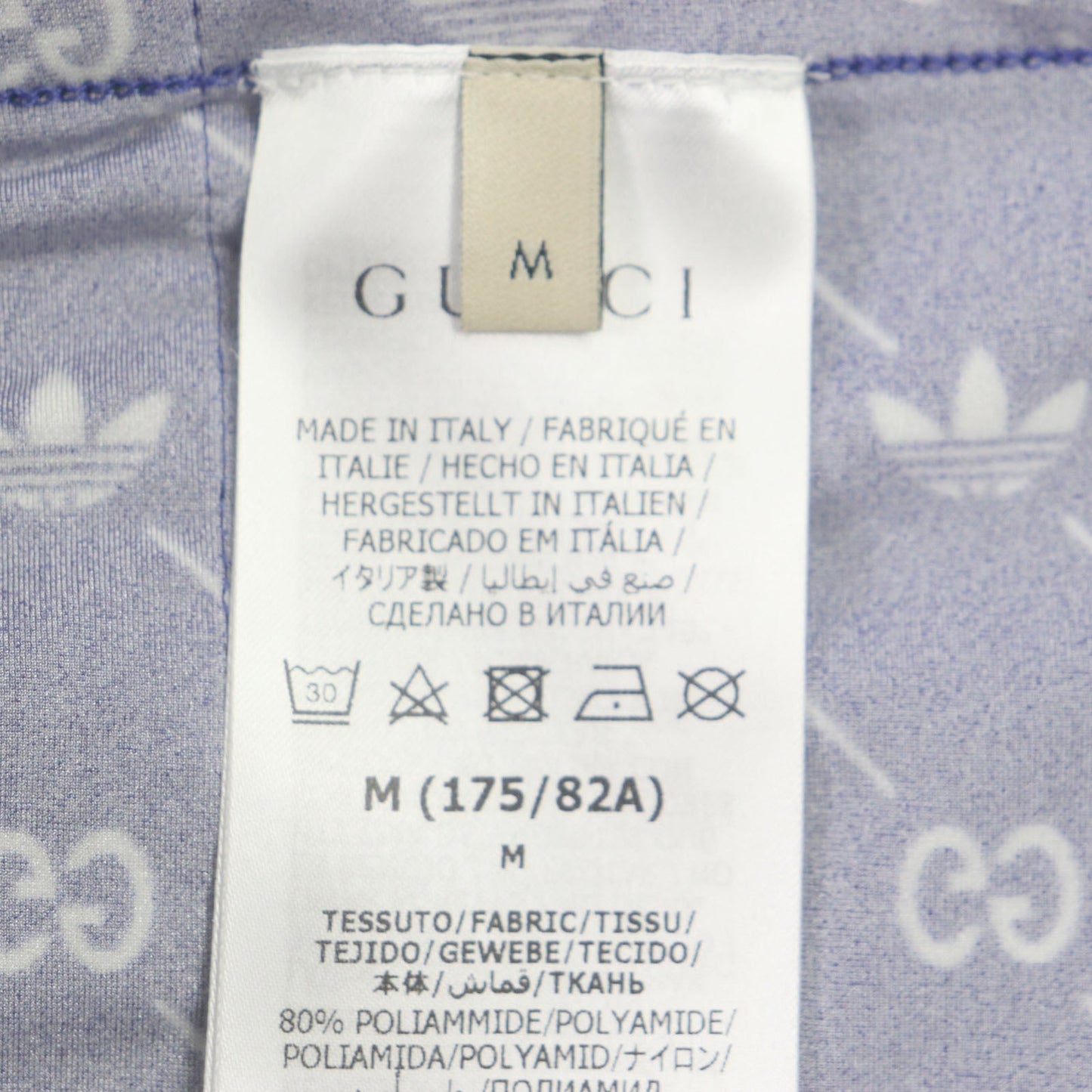 GUCCI Pants 691776 Nylon Navy Web line Lycra M