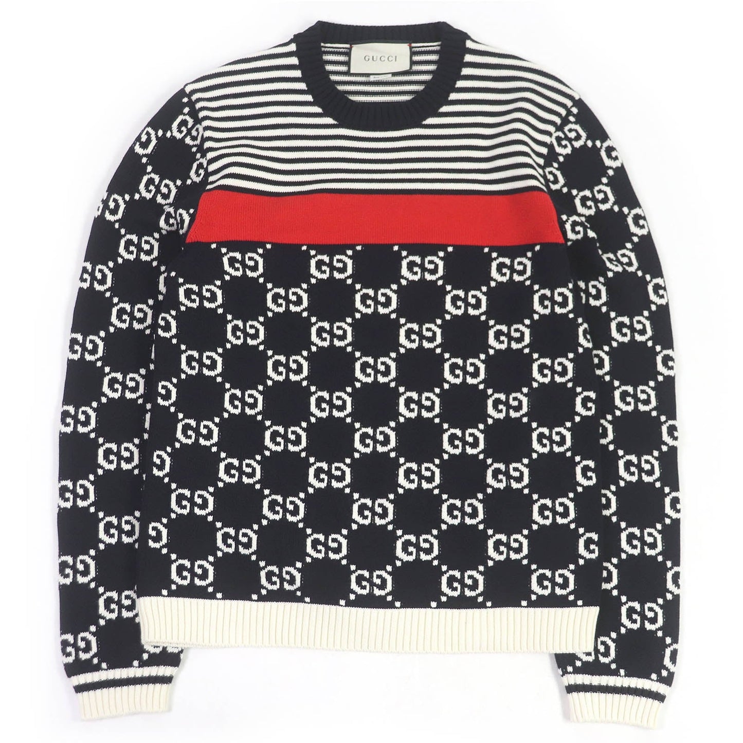 GUCCI sweater 496458 cotton black M