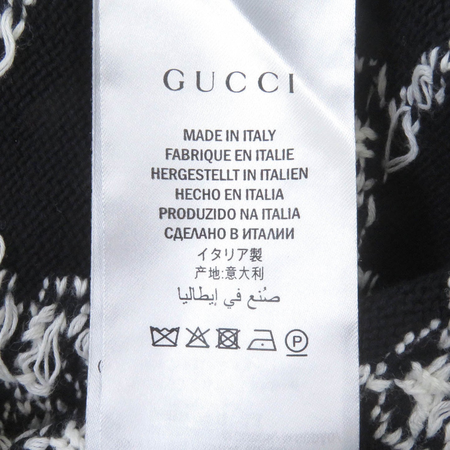 GUCCI sweater 496458 cotton black M