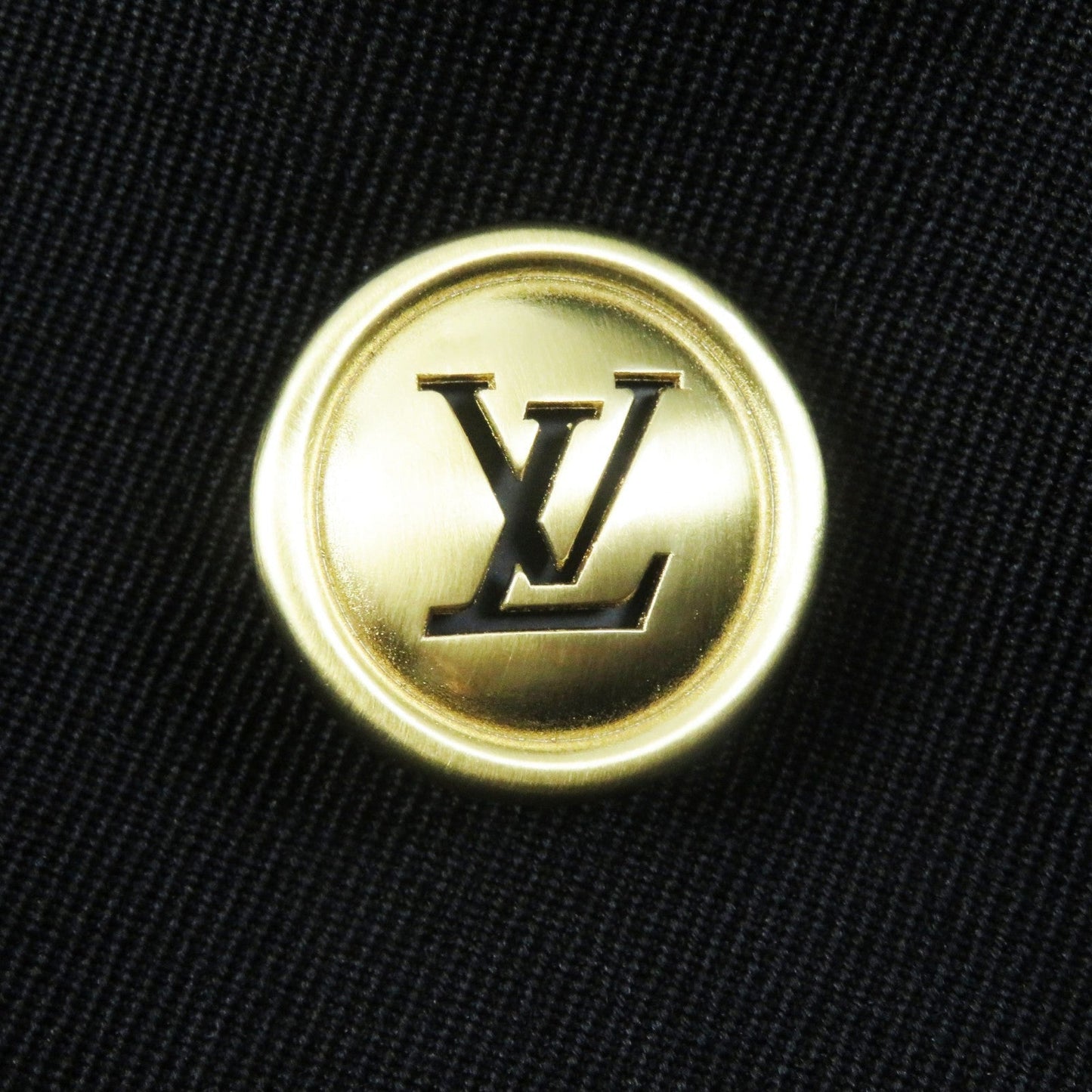 LOUIS VUITTON coat wool black 36