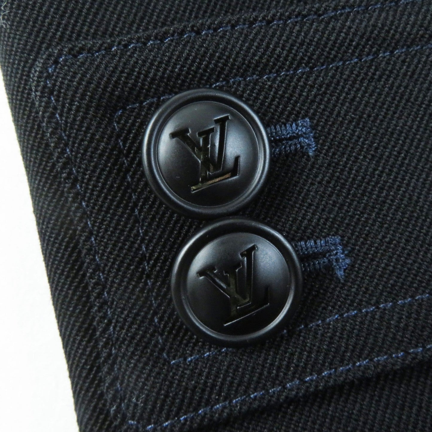 LOUIS VUITTON coat wool black 36