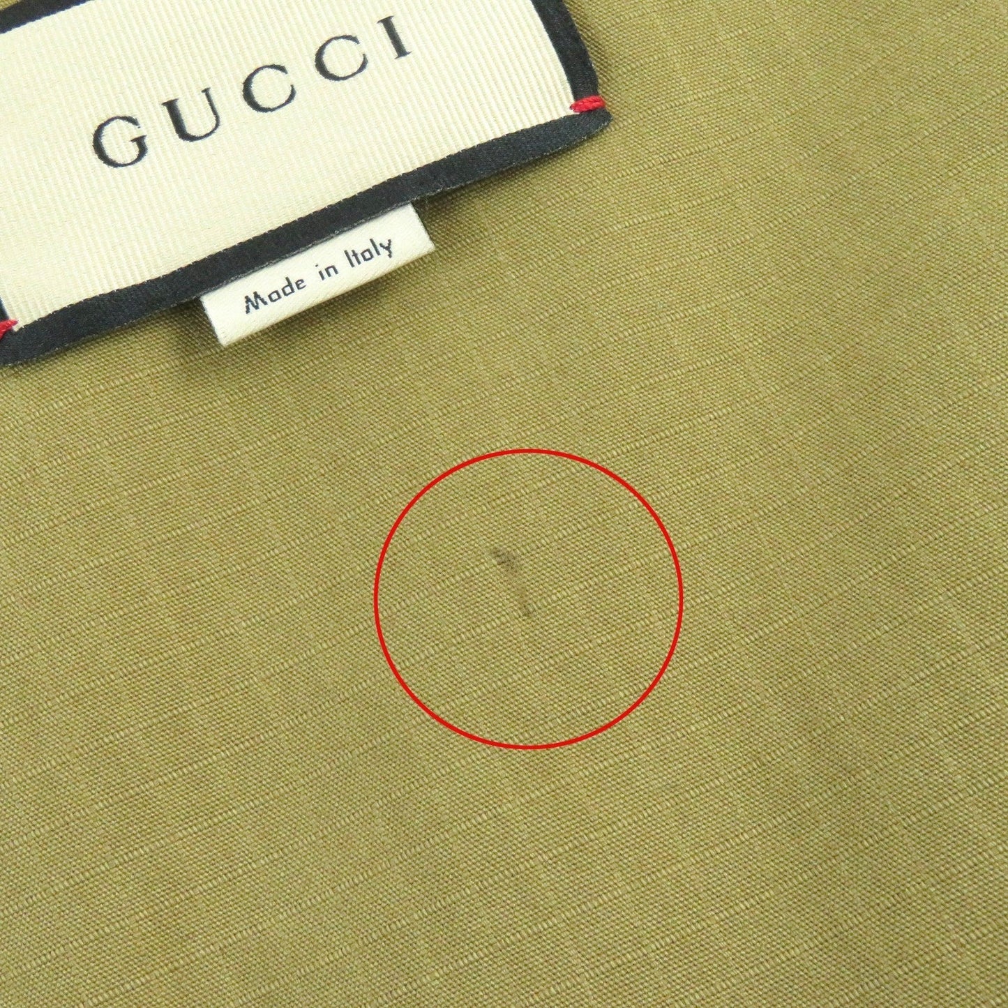 GUCCI Down vest 641311 cotton Camel Orange 46
