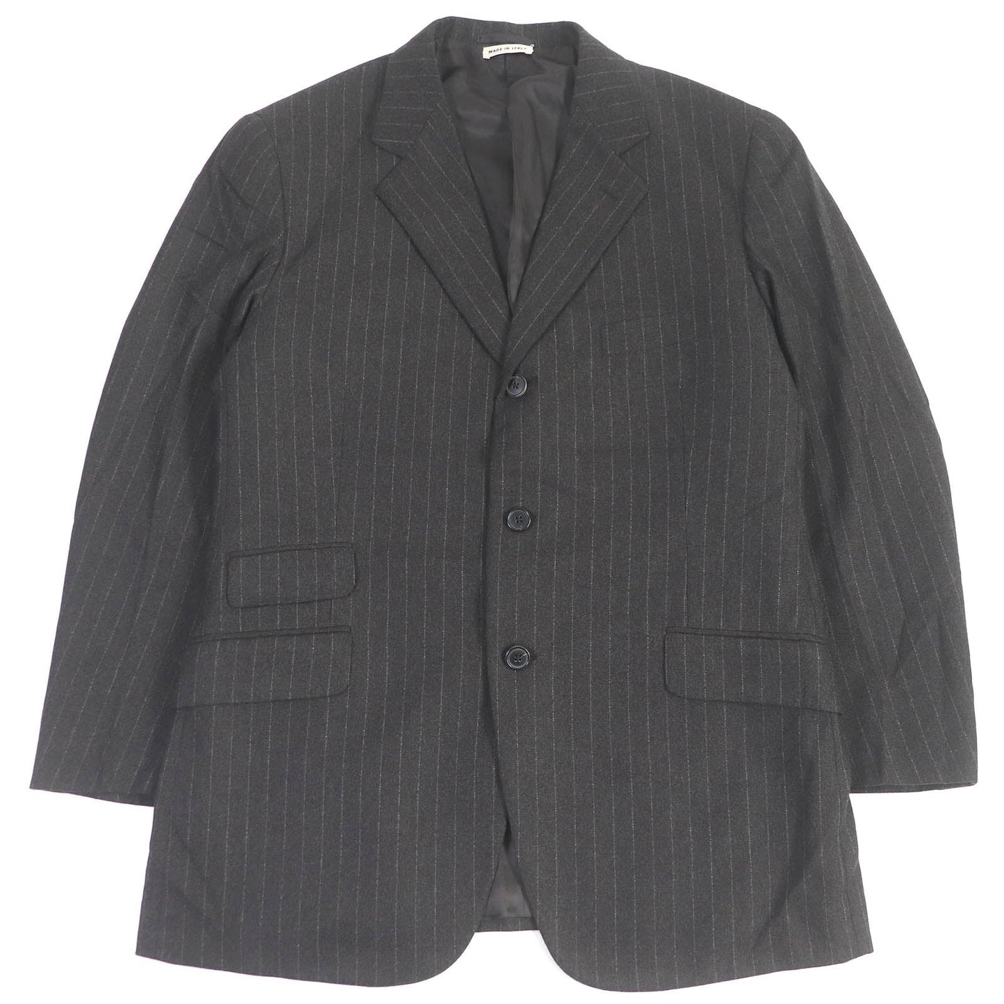 HERMES tailored jacket cashmere Charcoal gray 52