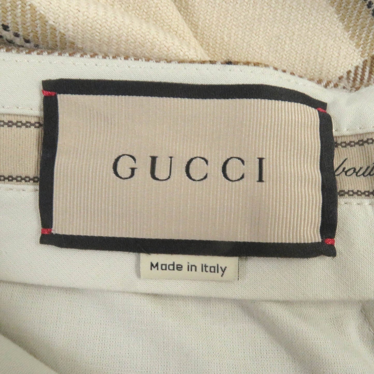 GUCCI Pants 710564 wool Beige type 44