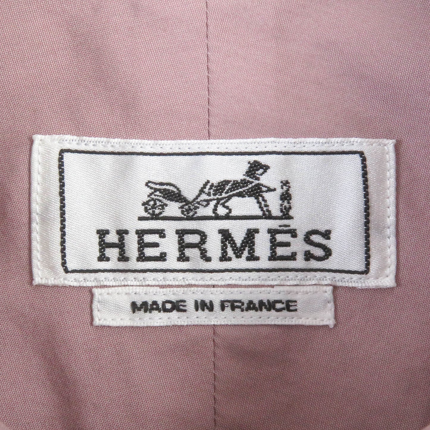 HERMES Long sleeve shirt cotton Pink type 41