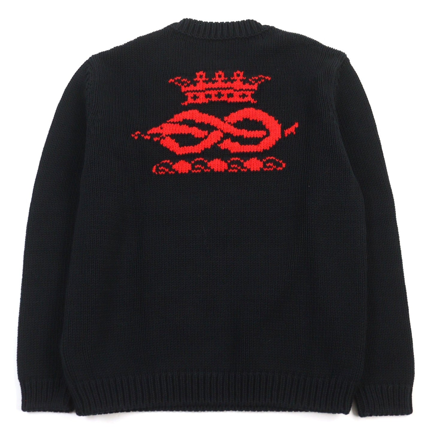 GUCCI knit 514906 cotton Dark Navy Red S