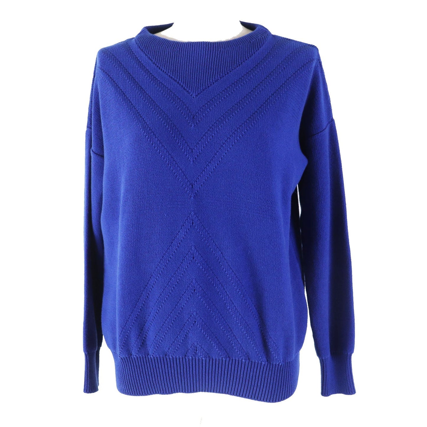 HERMES knit cotton blue 34