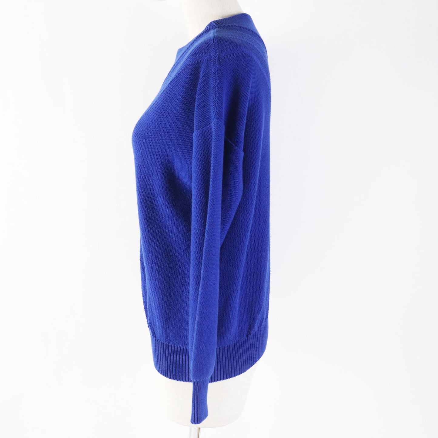 HERMES knit cotton blue 34