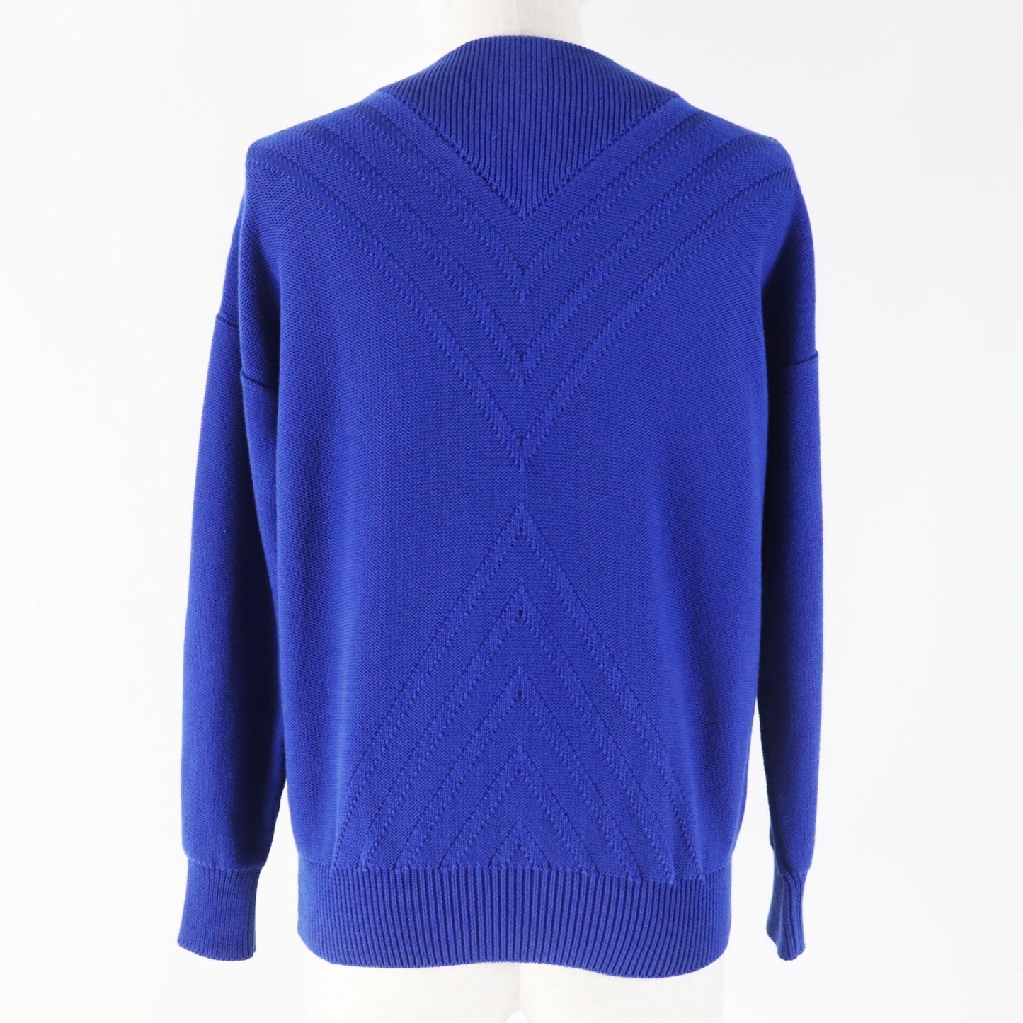 HERMES knit cotton blue 34