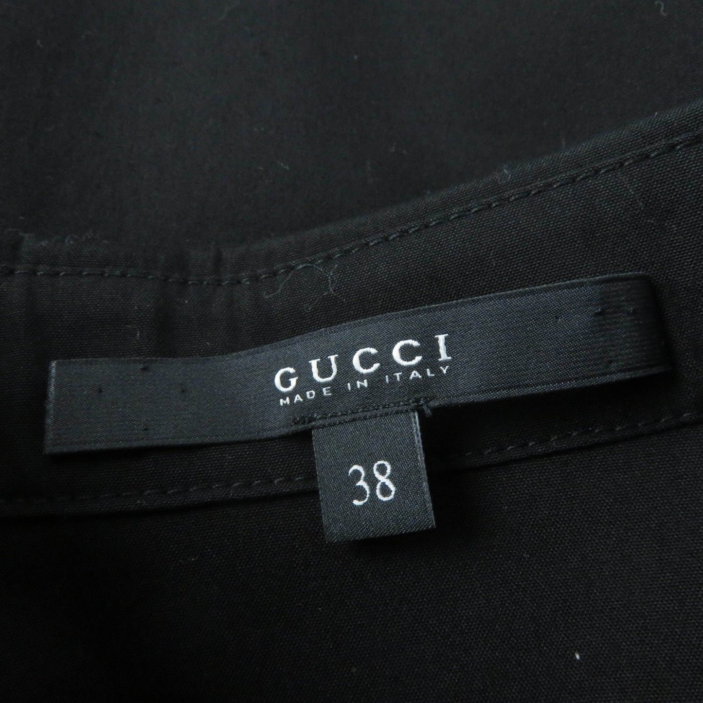 GUCCI Long sleeve shirt 248872 cotton black 38
