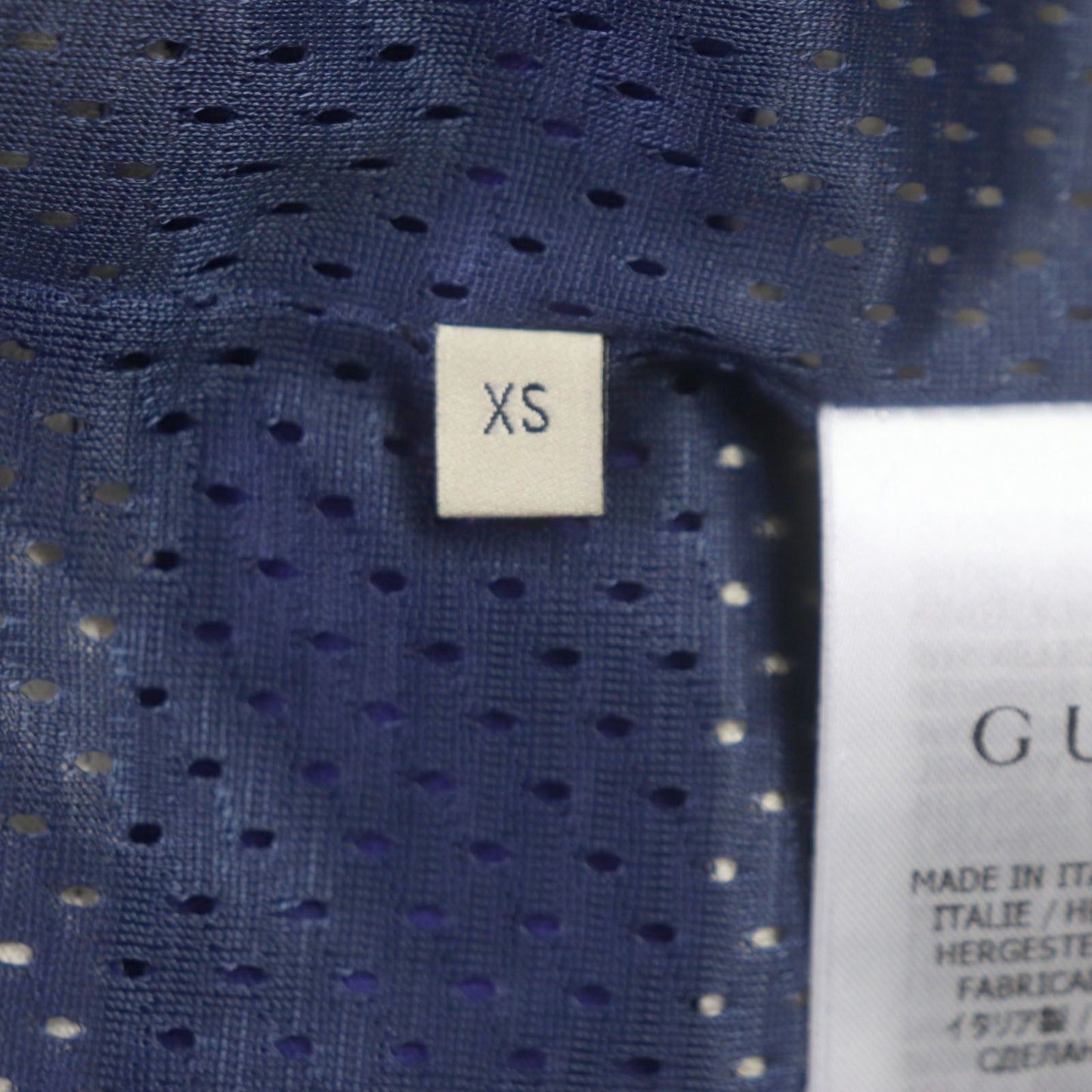 GUCCI Track jacket 683516 polyester blue beige red TIGER XS