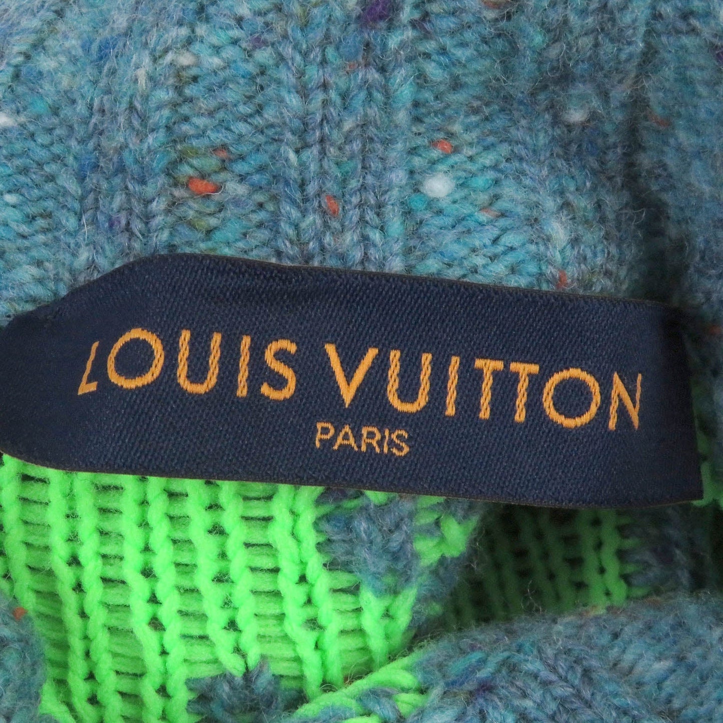 LOUIS VUITTON cardigan HMN83W wool Blue type S