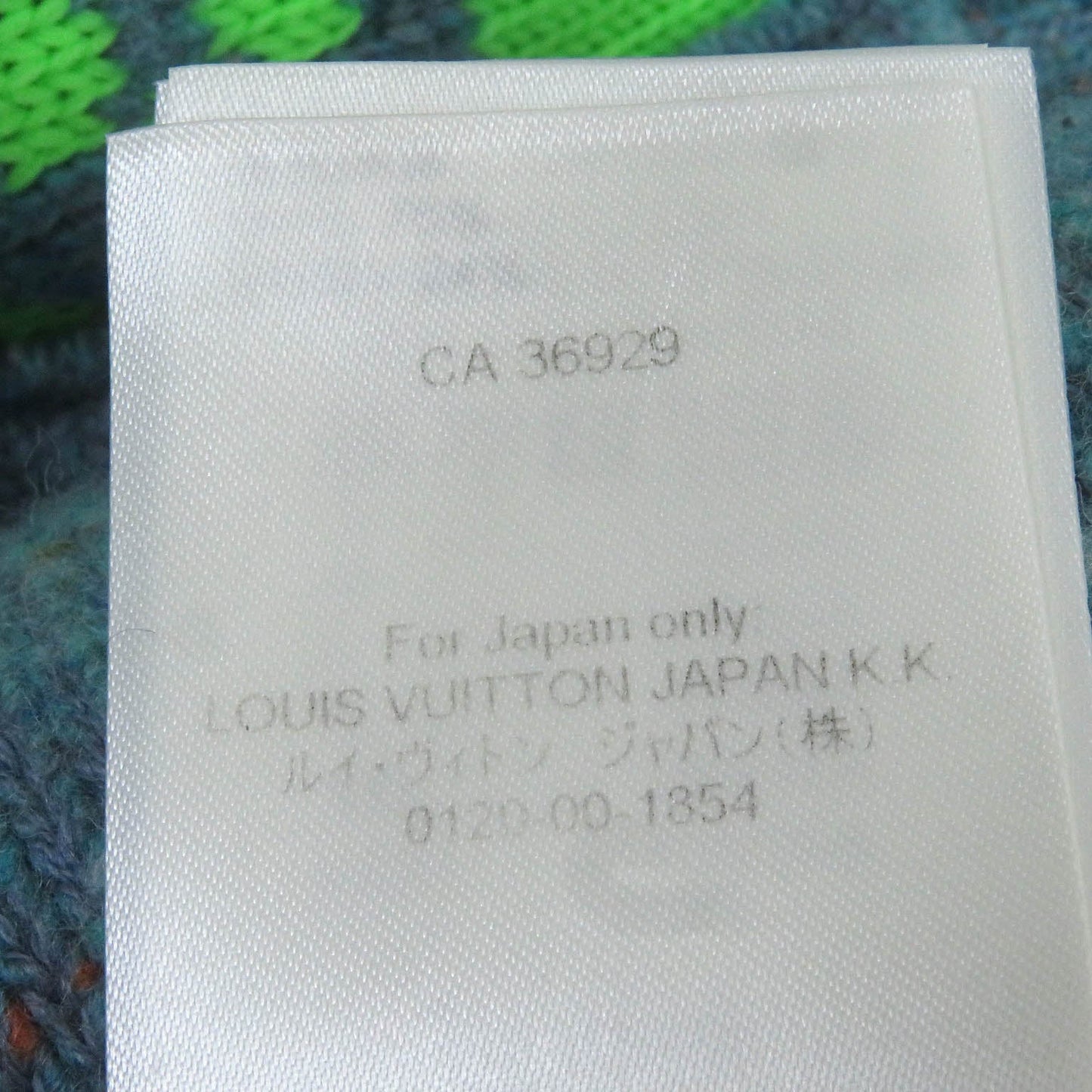 LOUIS VUITTON cardigan HMN83W wool Blue type S