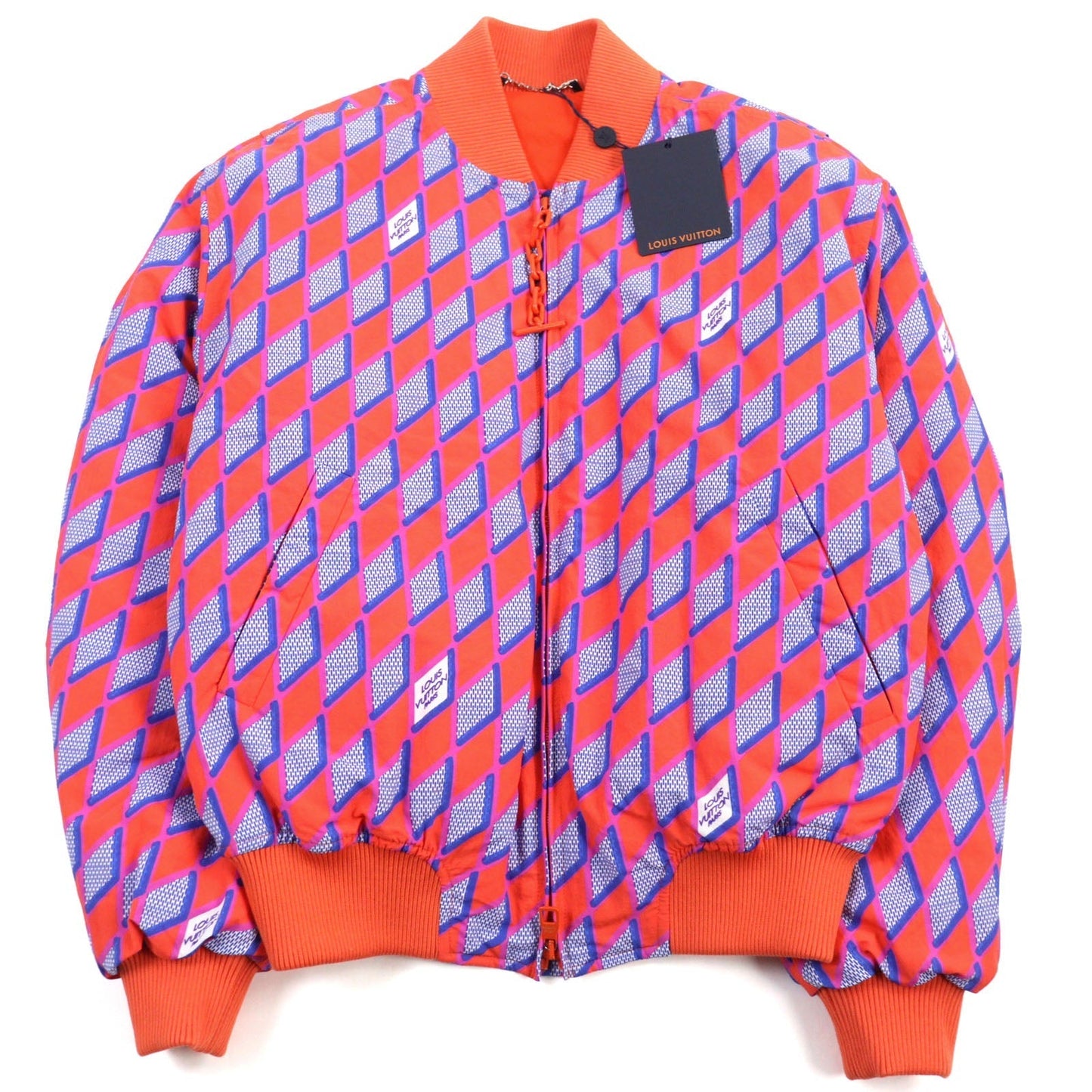 LOUIS VUITTON Bomber jacket HNB73E Nylon Orange type 46
