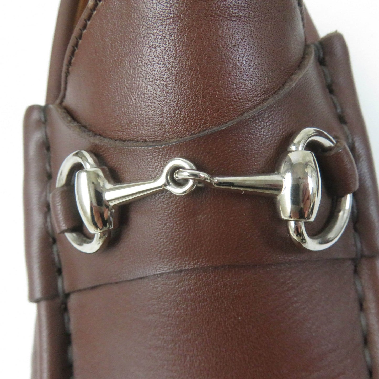 GUCCI loafers 101 6105/4 leather Brown 6.5