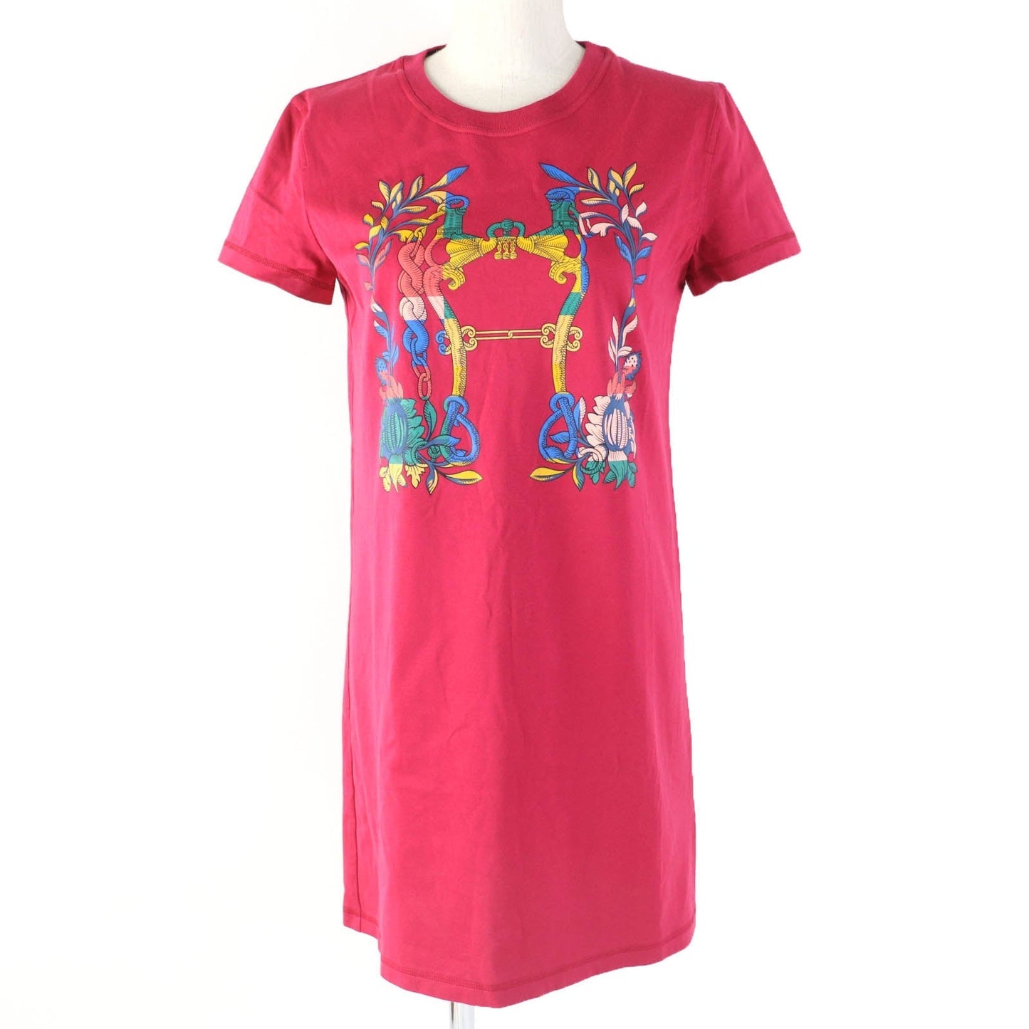 HERMES one piece cotton Pink type DELLA CAVALLERIA 34