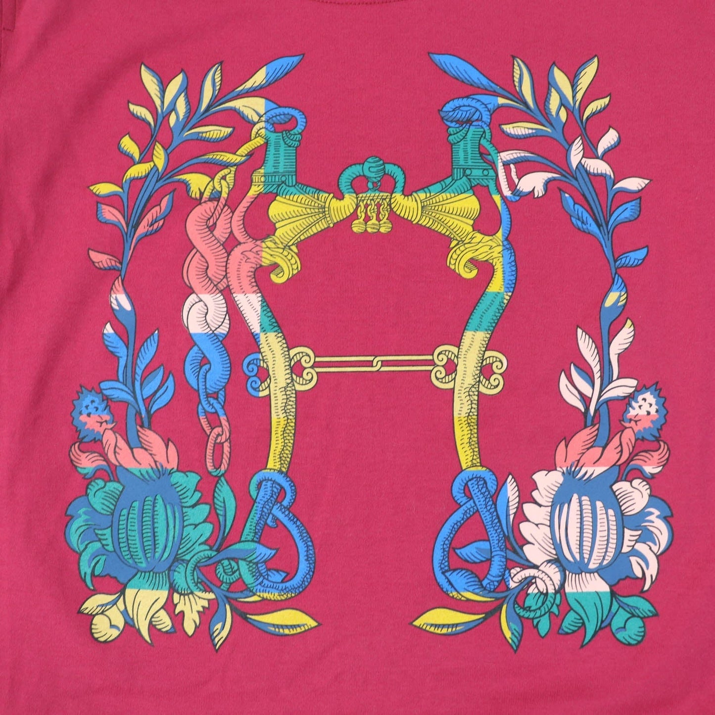 HERMES one piece cotton Pink type DELLA CAVALLERIA 34