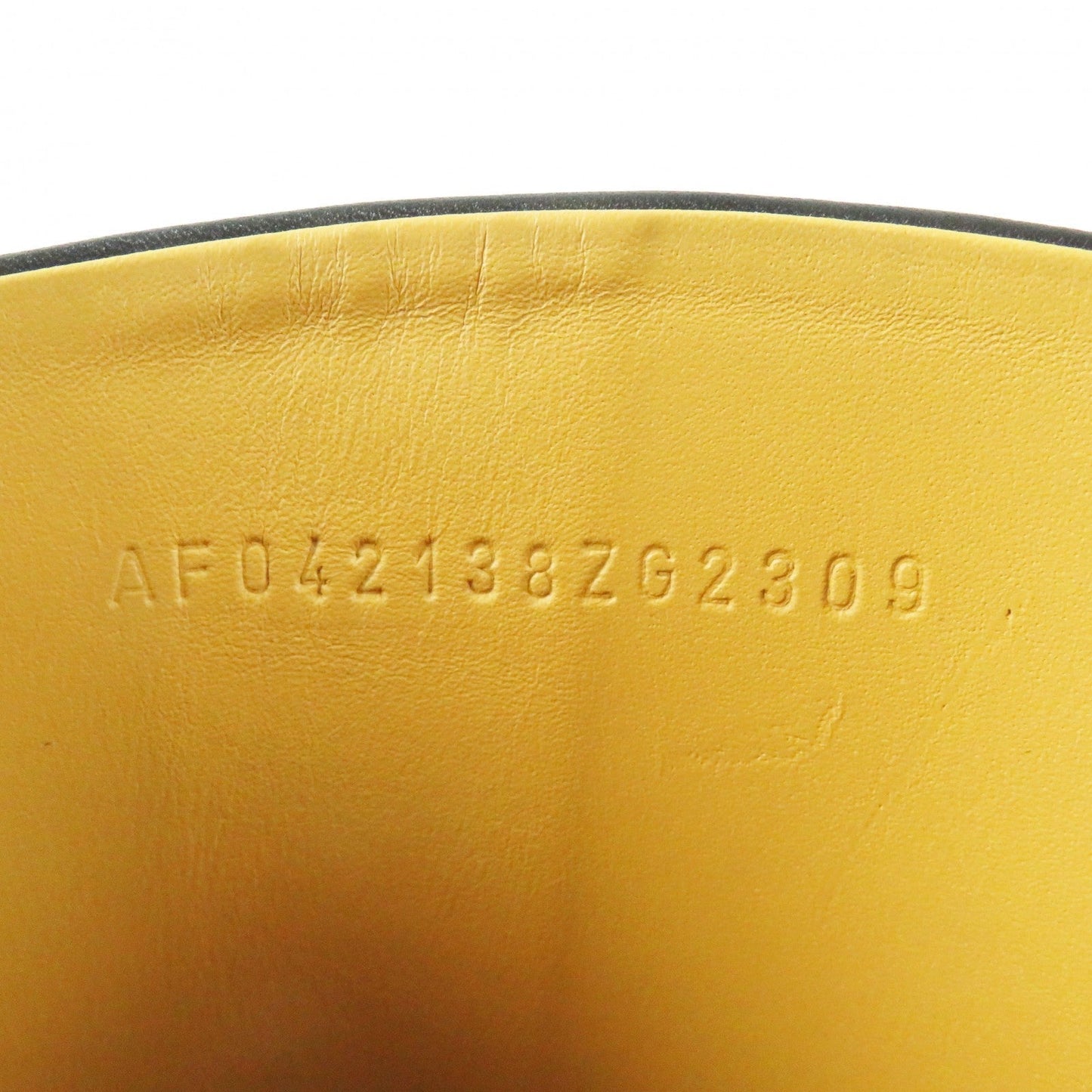 HERMES Knee-high boots leather black 37.5