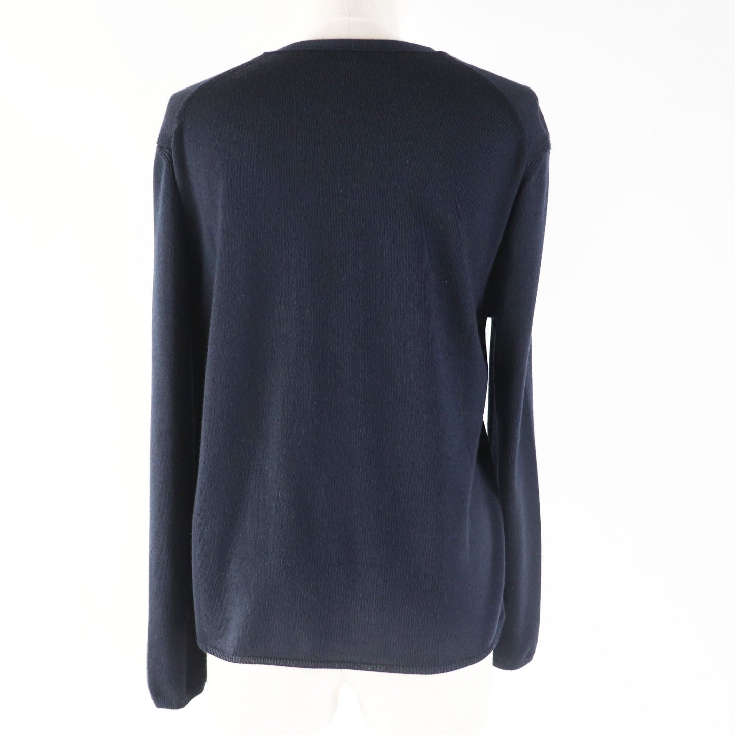 HERMES cardigan cashmere Dark navy 36