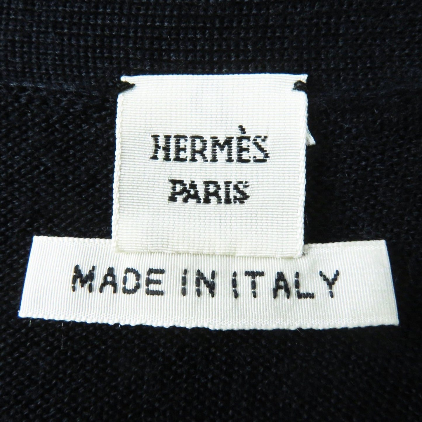 HERMES cardigan cashmere Dark navy 36