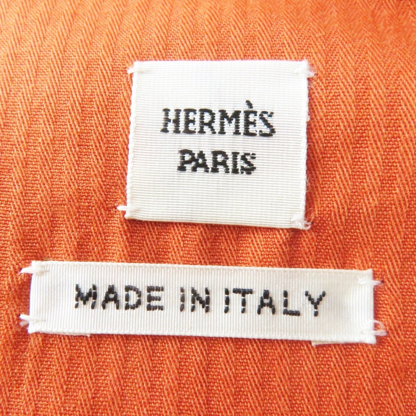 HERMES one piece 2E0550DQ cotton Orange 38