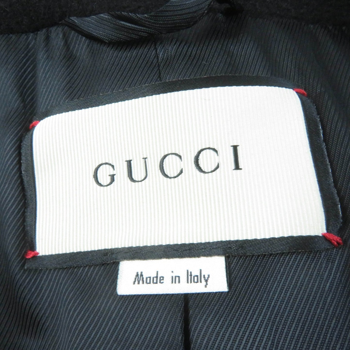 GUCCI coat 543385 wool black 36