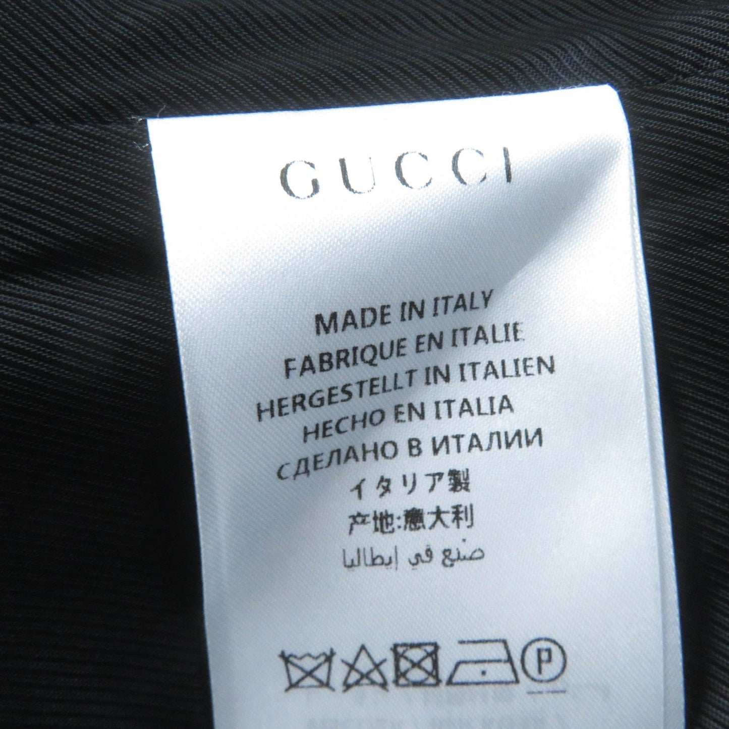 GUCCI coat 543385 wool black 36