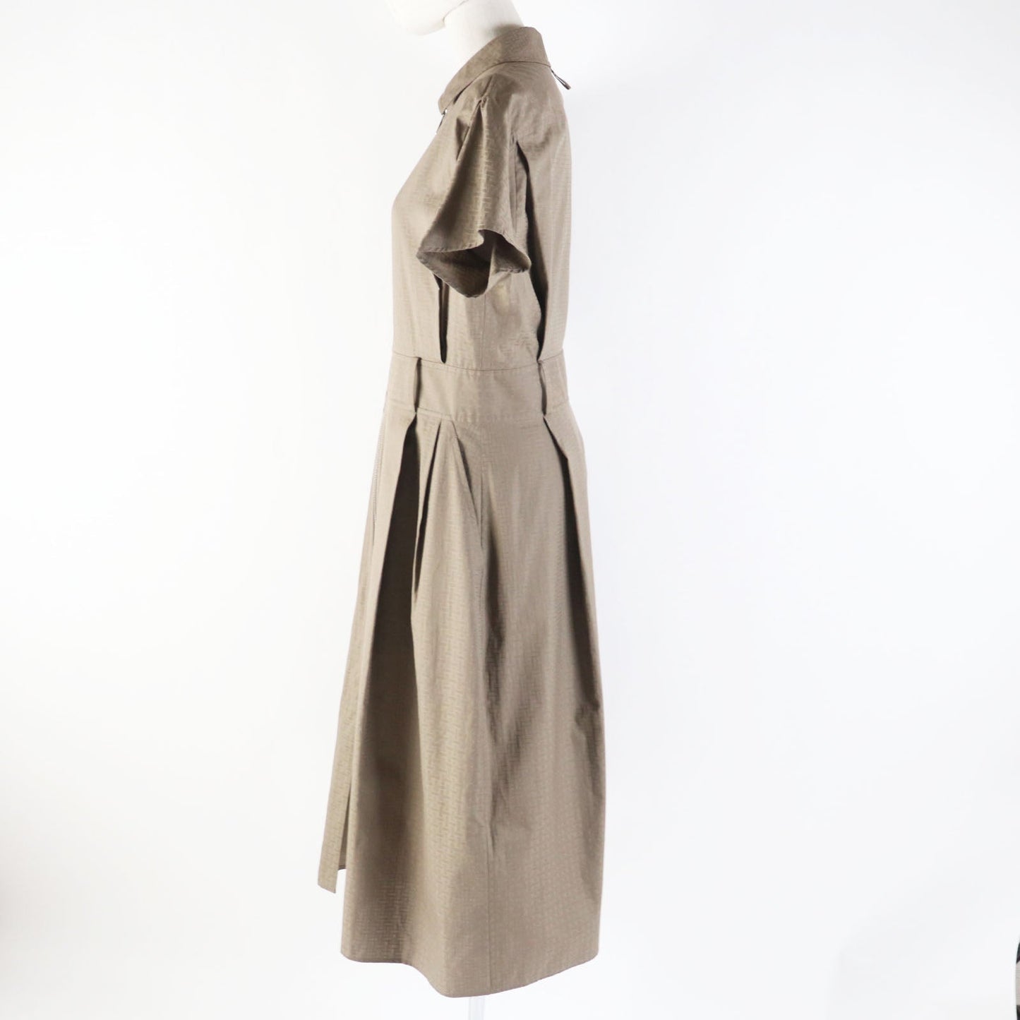 HERMES one piece 3H0544DH cotton Brown type 40