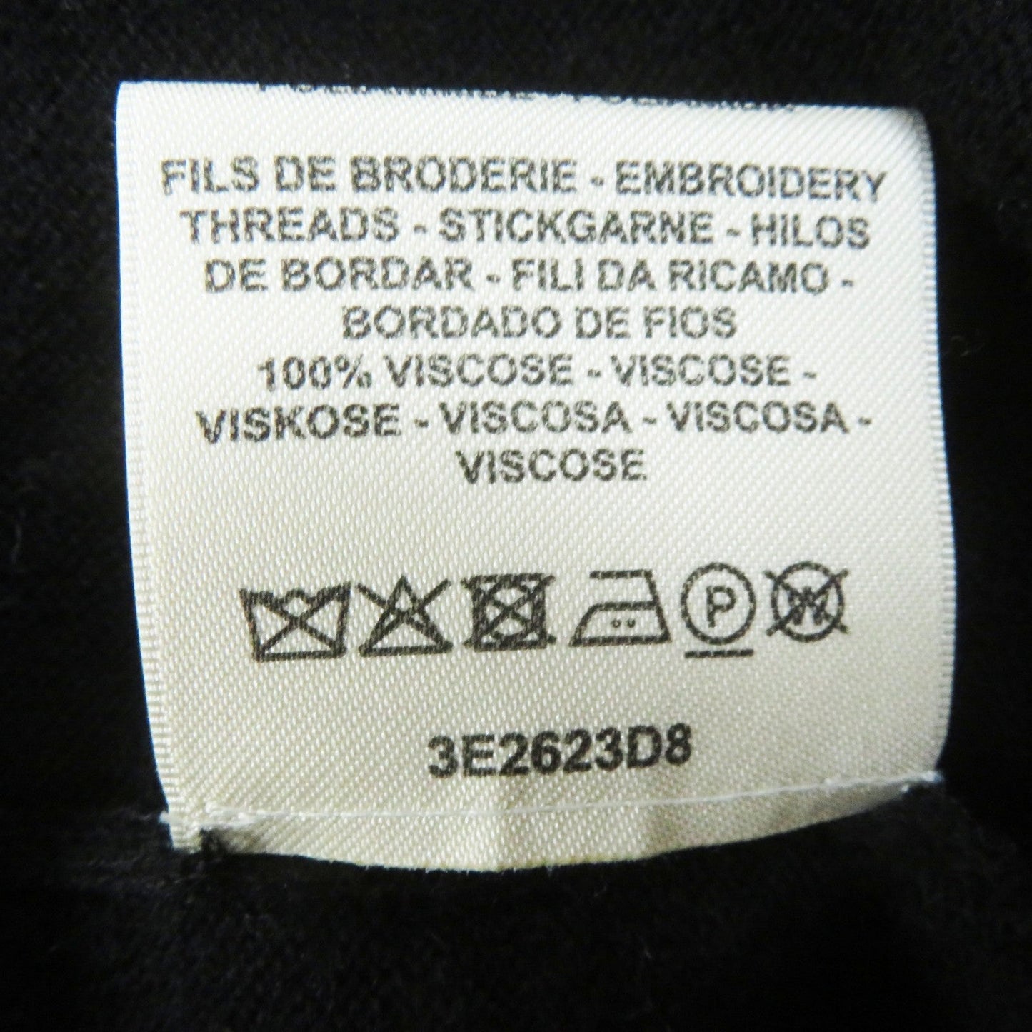 HERMES Short sleeve knit 3E2623D8 cashmere Black White BRIDES de GALA Ceremony Bridle 36