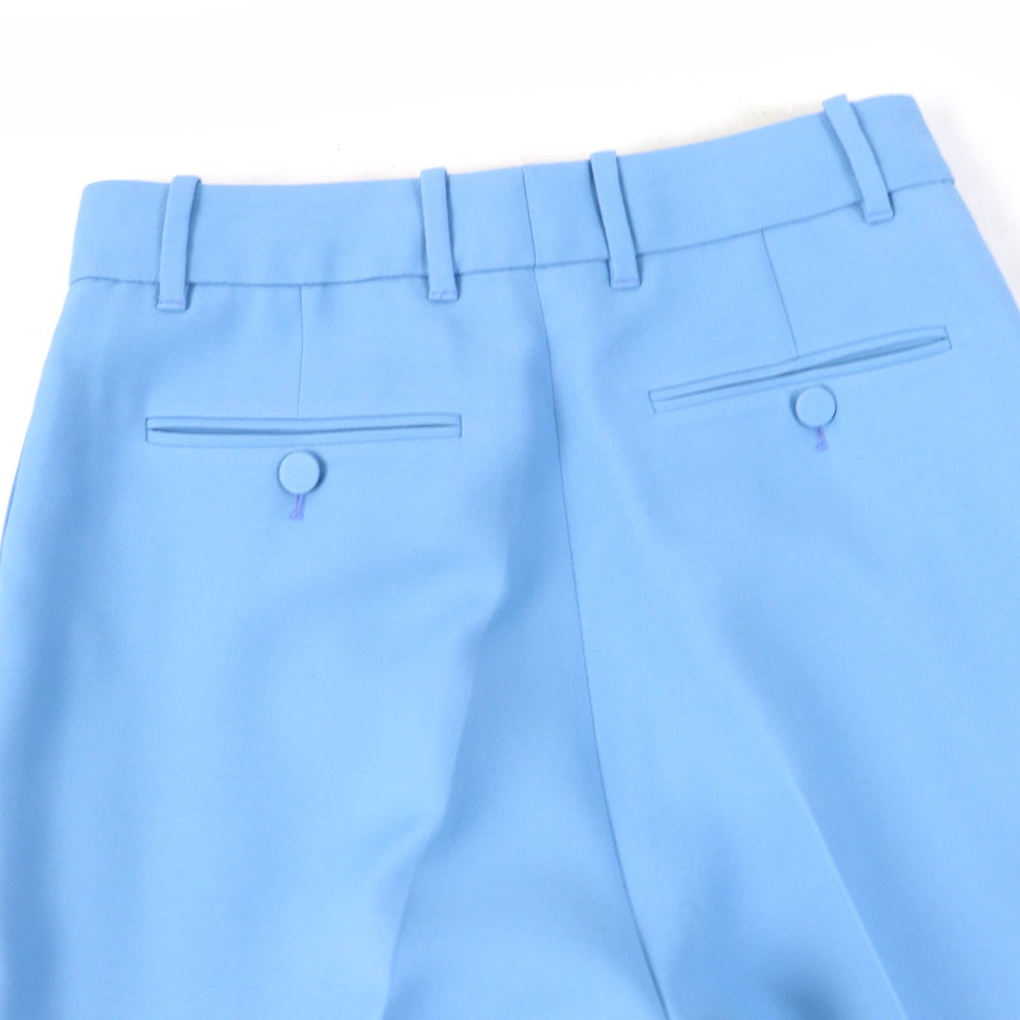 GUCCI Pants 632964 silk Light blue 38