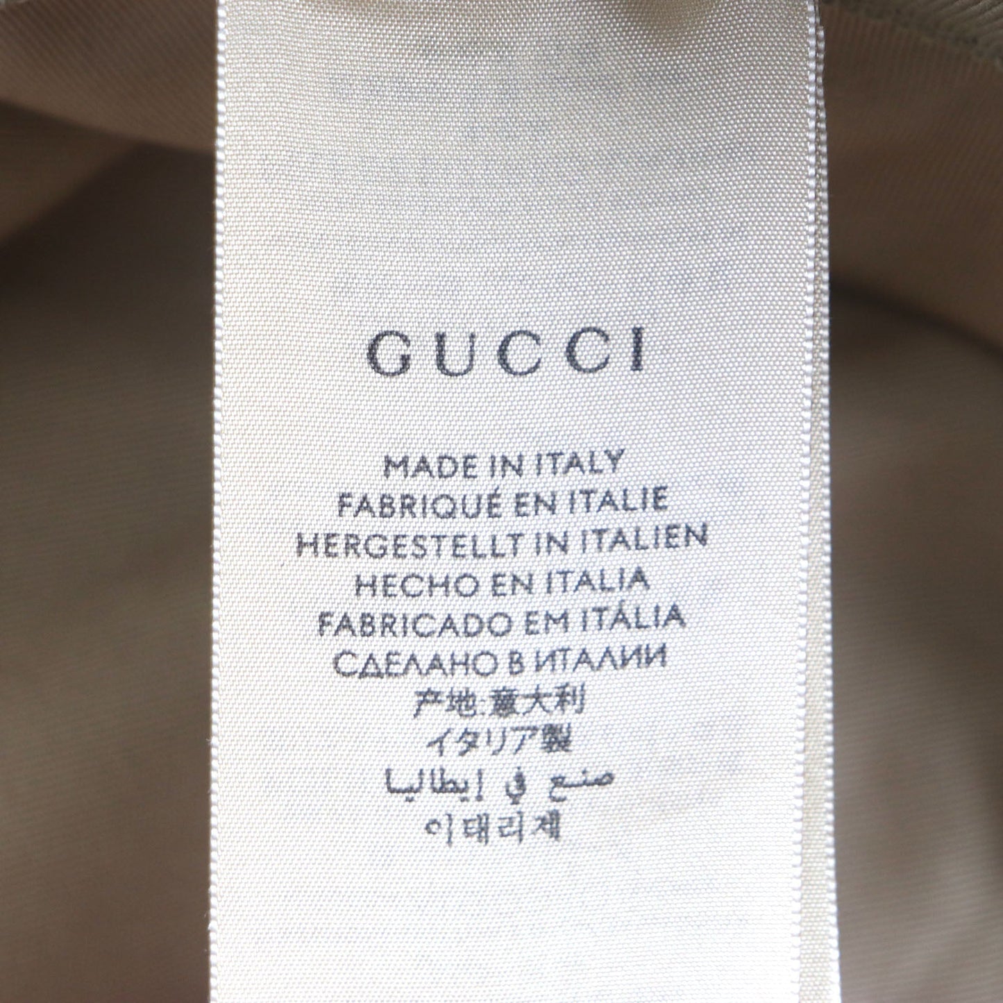 GUCCI hat 576587 cotton light brown GG Canvas Fedora Hat M