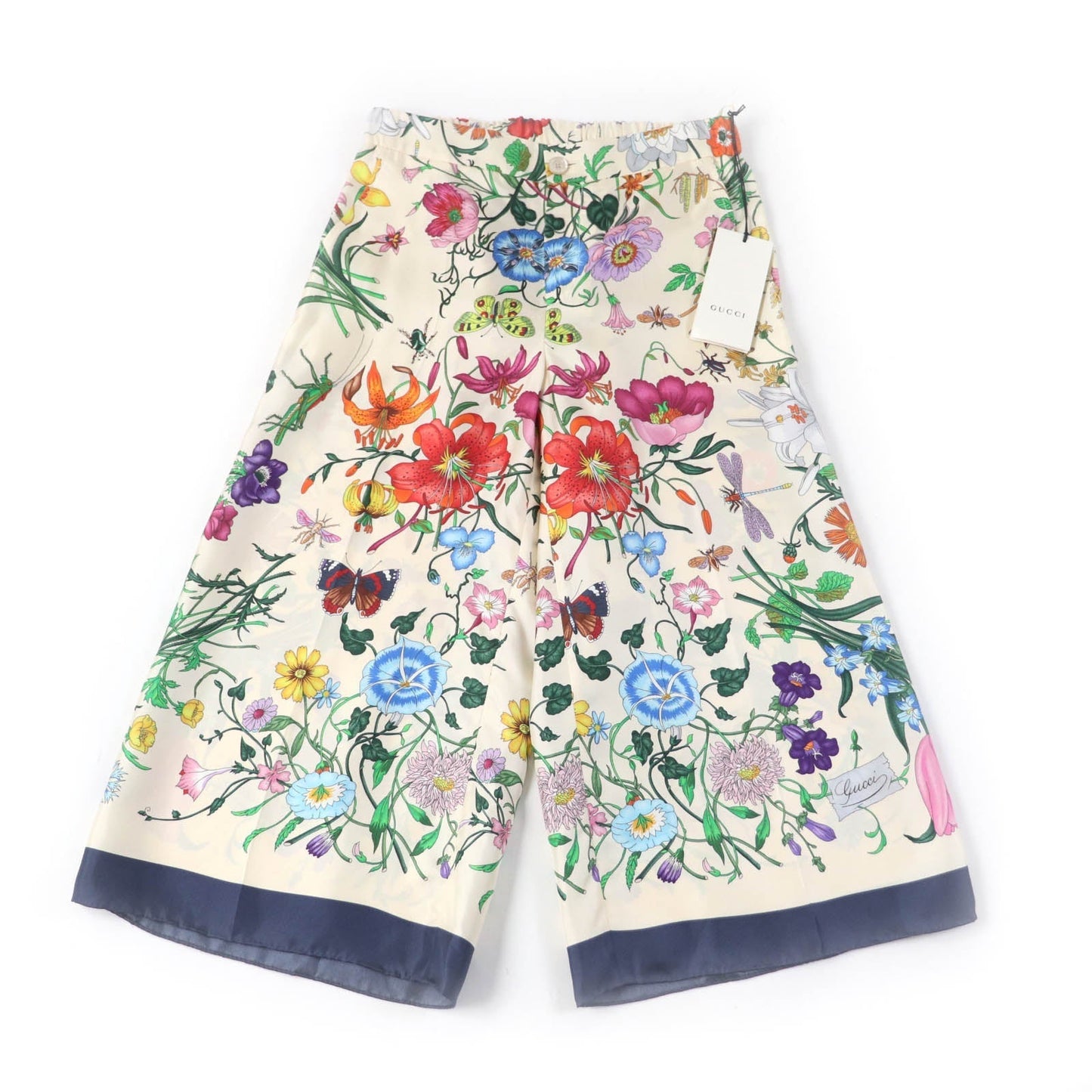 GUCCI Wide pants 517265 silk Multi 36