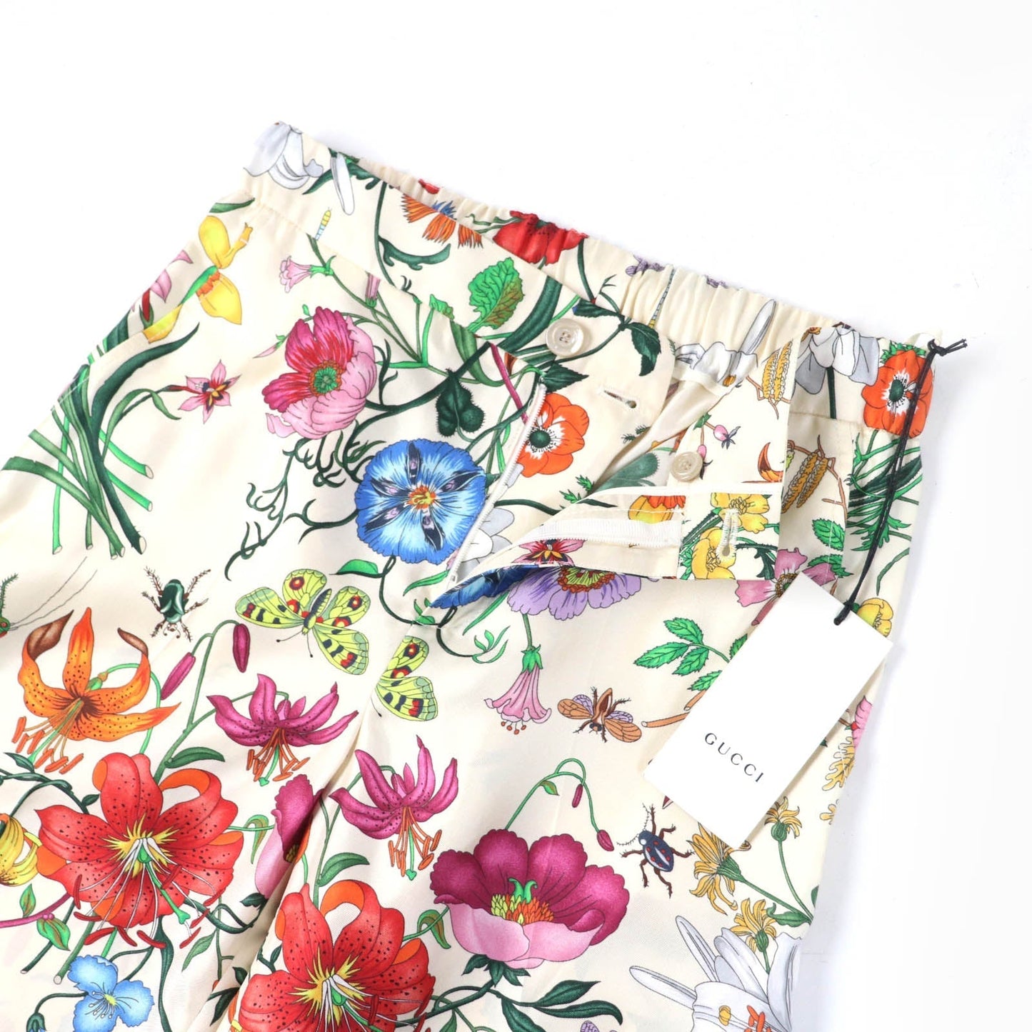 GUCCI Wide pants 517265 silk Multi 36