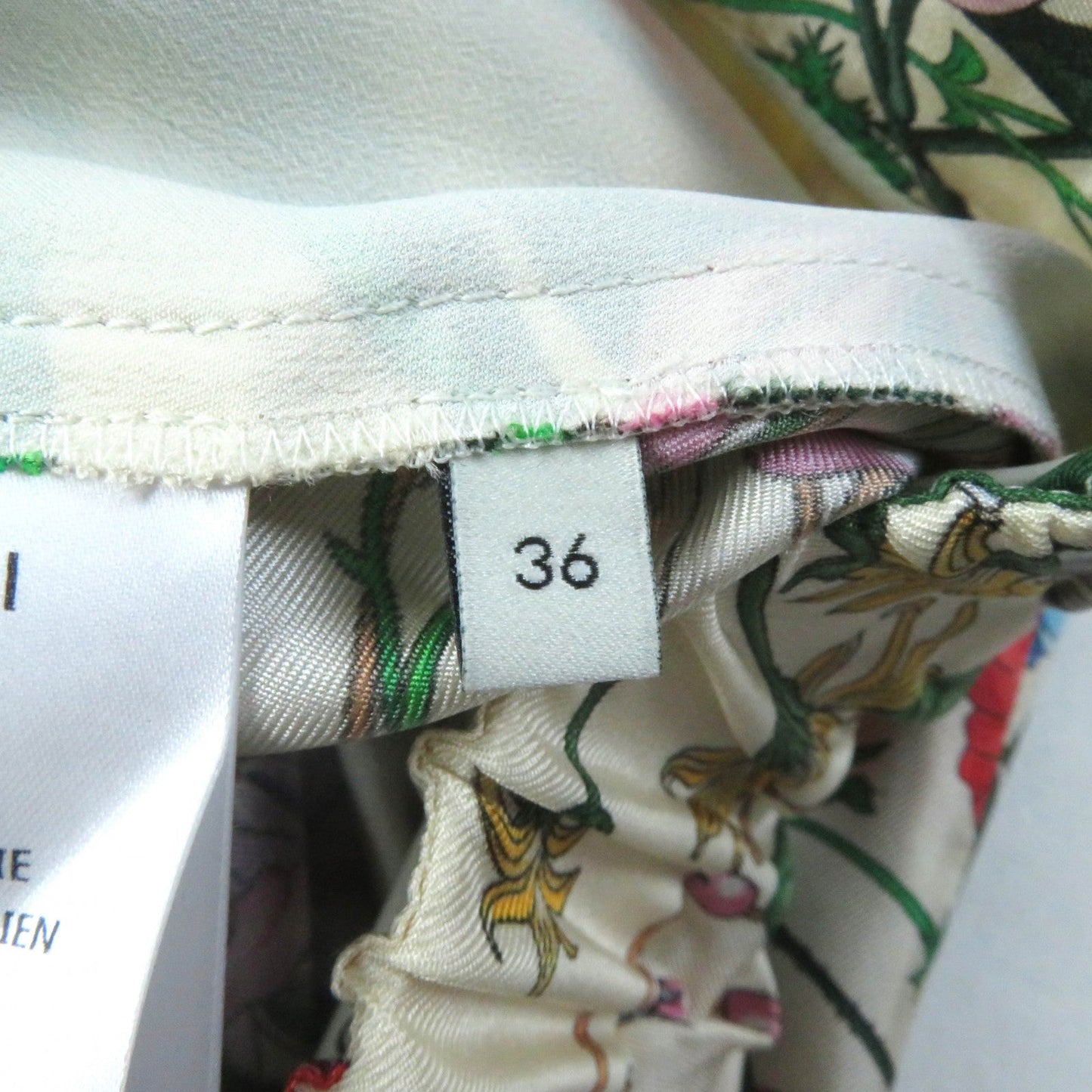 GUCCI Wide pants 517265 silk Multi 36