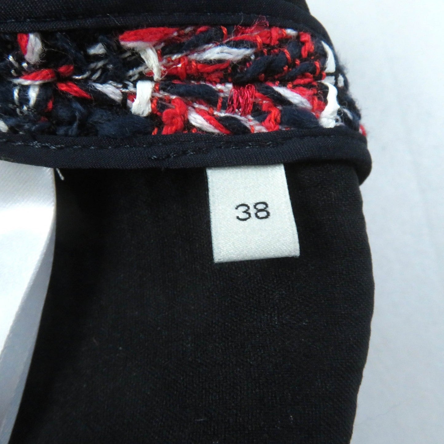 GUCCI skirt 516588 Rayon Red navy 38