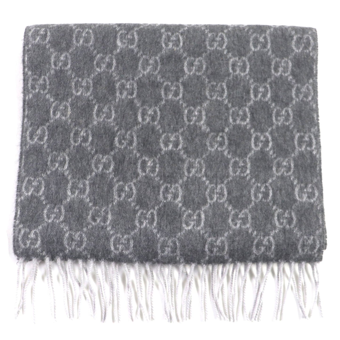 GUCCI Scarf cashmere gray