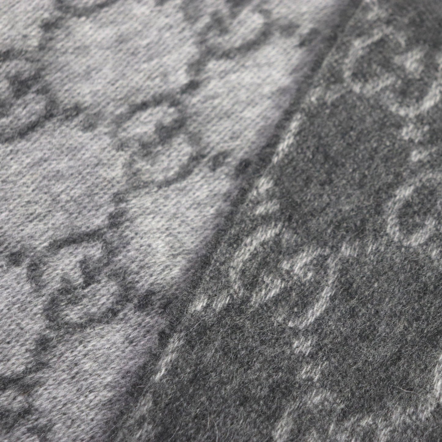 GUCCI Scarf cashmere gray