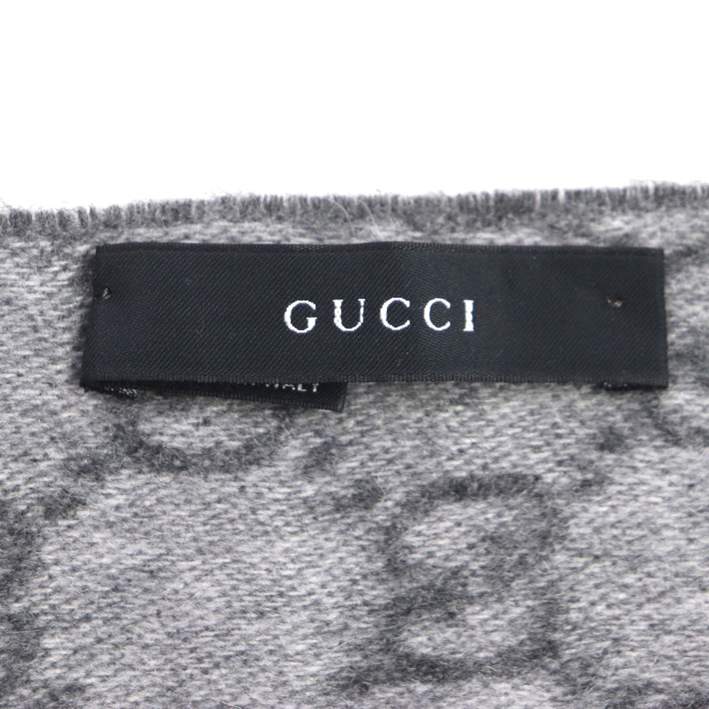 GUCCI Scarf cashmere gray