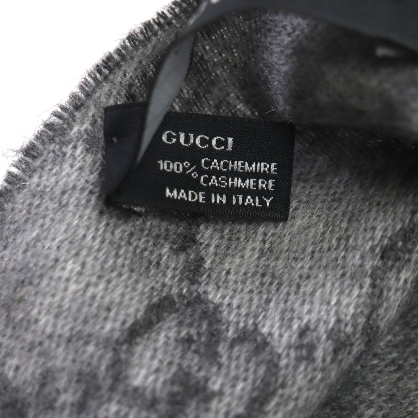 GUCCI Scarf cashmere gray