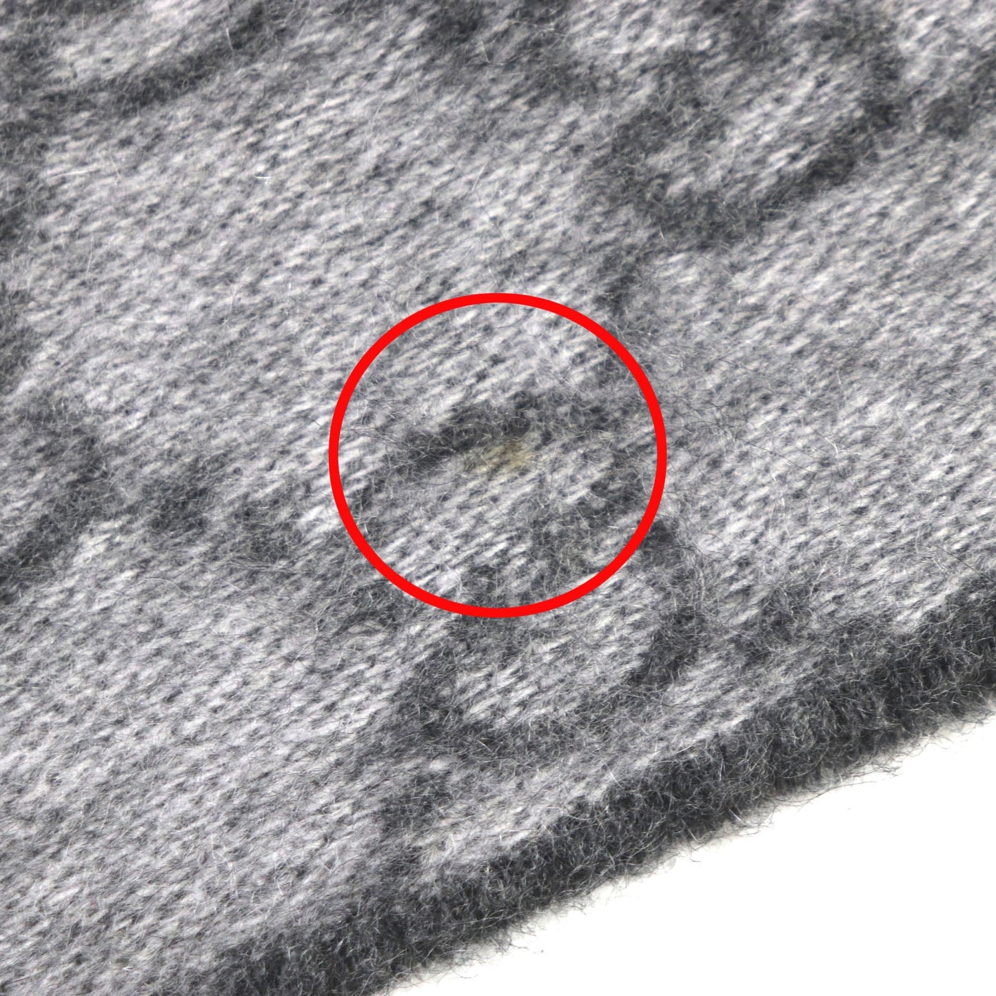GUCCI Scarf cashmere gray