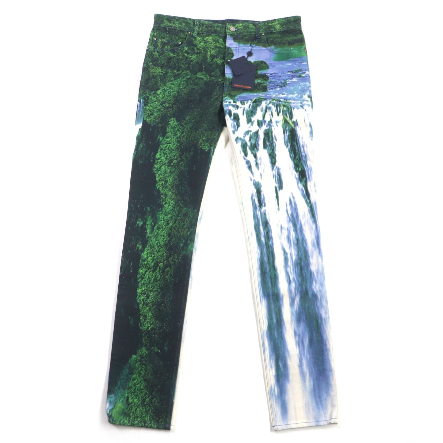 LOUIS VUITTON Denim pants 1A9STJ cotton Multi Amen Break 32