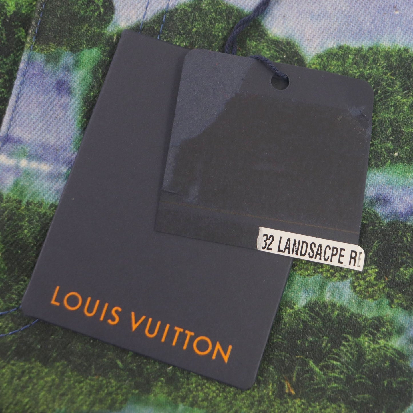 LOUIS VUITTON Denim pants 1A9STJ cotton Multi Amen Break 32