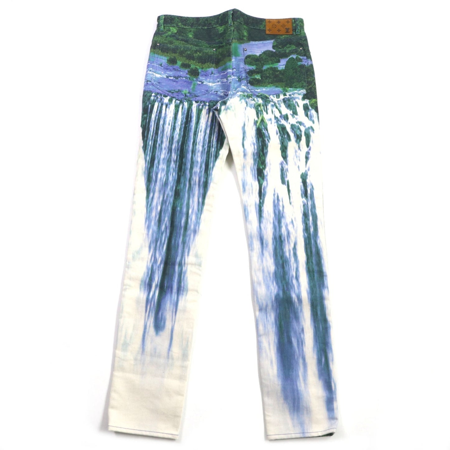 LOUIS VUITTON Denim pants 1A9STJ cotton Multi Amen Break 32