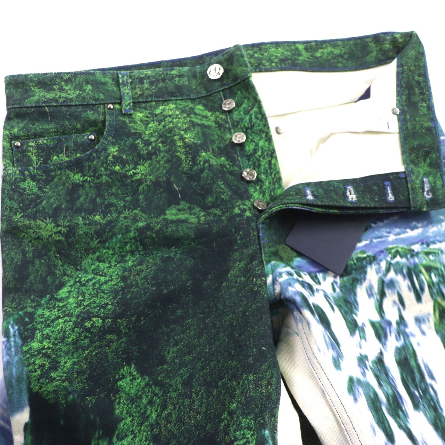 LOUIS VUITTON Denim pants 1A9STJ cotton Multi Amen Break 32