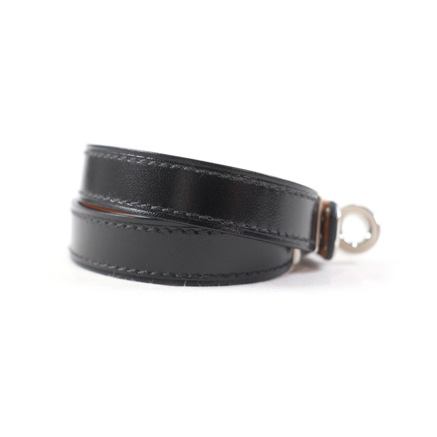 HERMES bracelet Box scarf black Kelly DeBultour