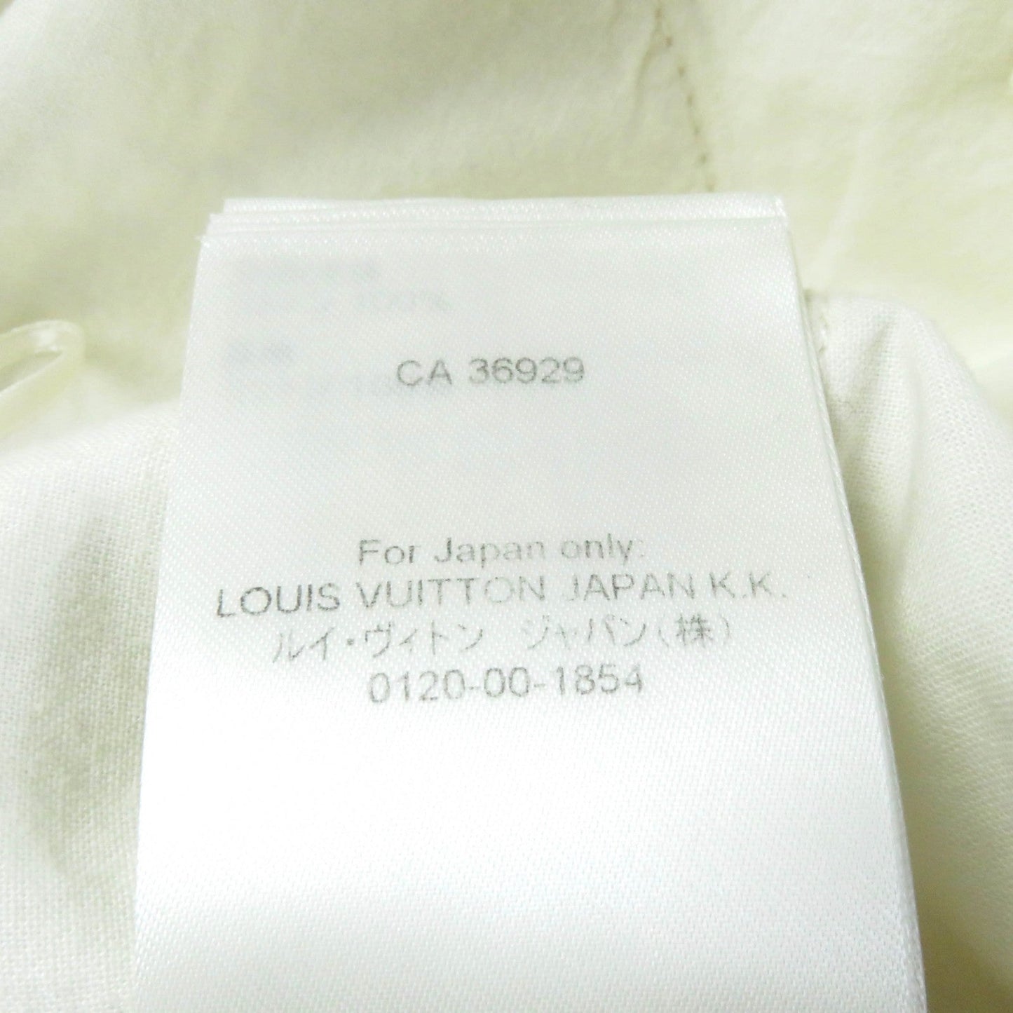 LOUIS VUITTON Denim pants cotton Beige black 36
