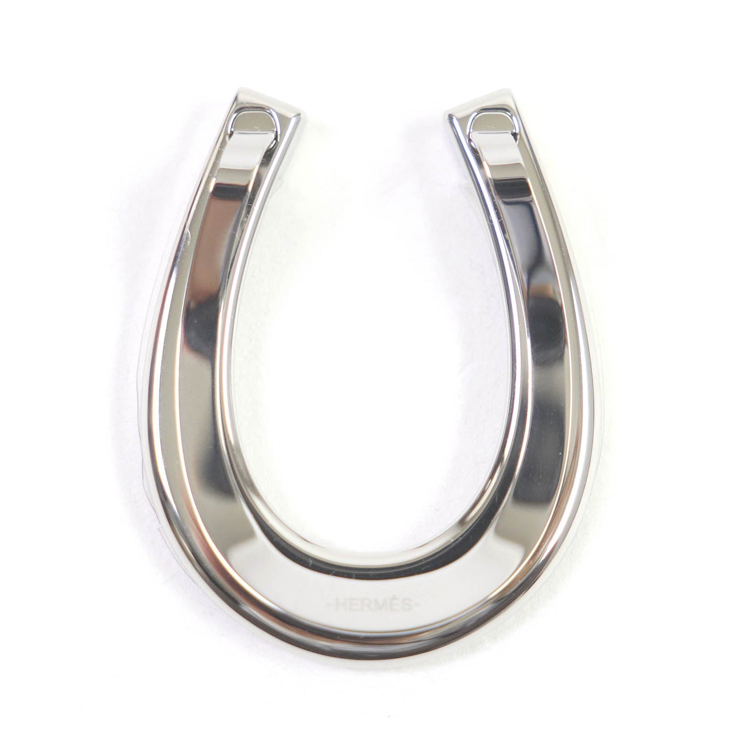 HERMES Money clip H077310FJ00 metal Silver Rack Horseshoe