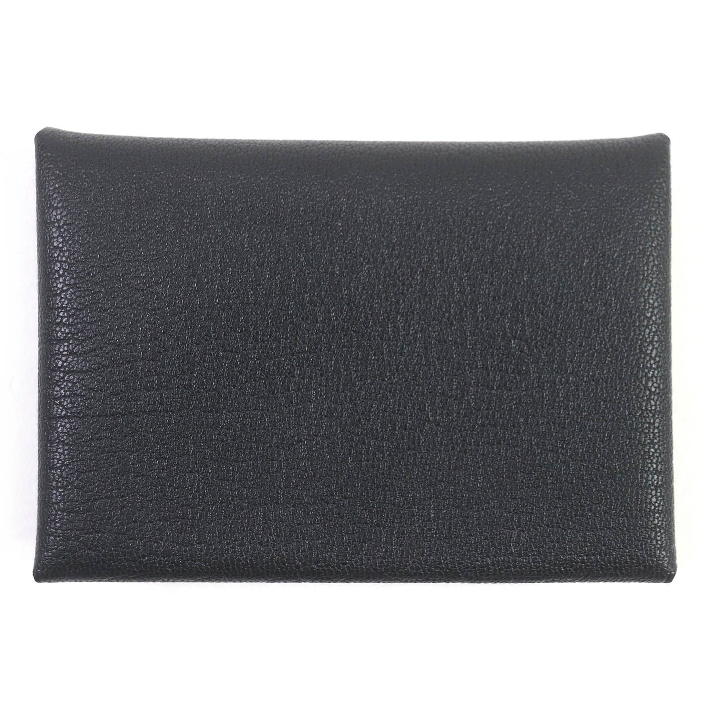 HERMES Coin case Evercolor black Calvi duo