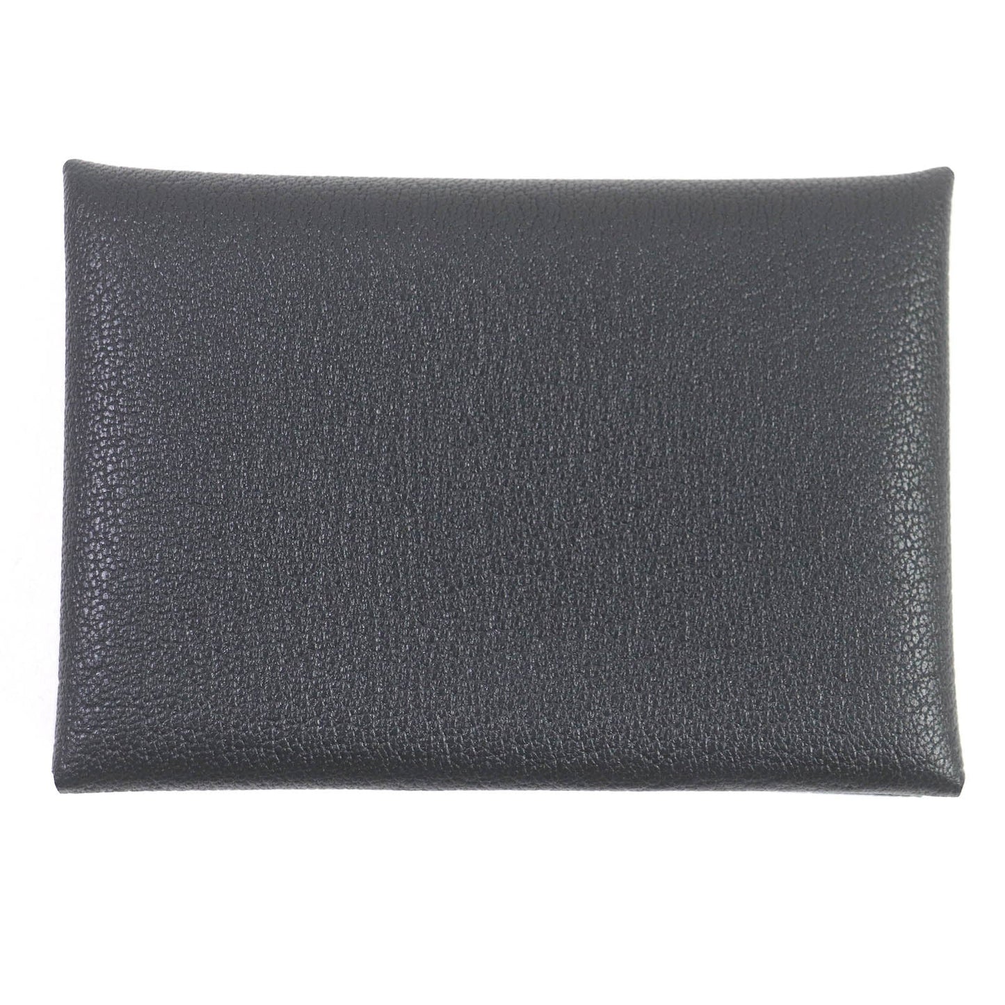 HERMES Coin case Evercolor black Calvi duo